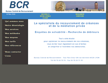 Tablet Screenshot of bcr-recouvrement.com